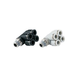 BSPT Male Thread 4 Way Banjo (PAW)