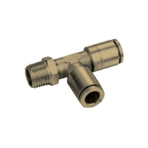 NPDT Type-I All Brass Tee Type Male BSPT Thread